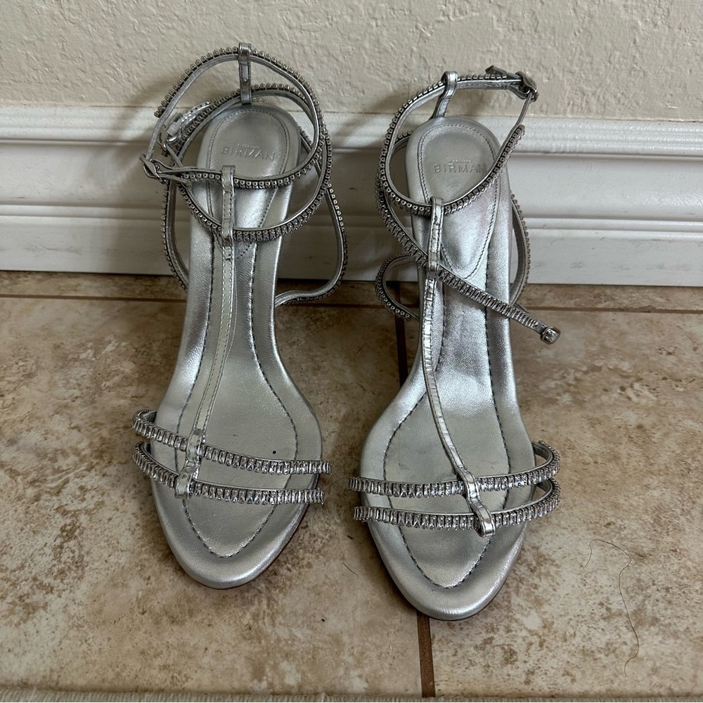 ALEXANDRE BIRMAN  Martina Crystal heels sandals 100 size 40 - Picture 6 of 10